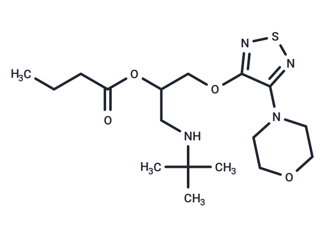 化合物 (RS)-Butyryltimolol,(RS)-Butyryltimolol