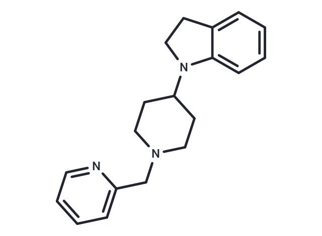 化合物 1-(1-(Pyridin-2-ylmethyl)piperidin-4-yl)indoline,1-(1-(Pyridin-2-ylmethyl)piperidin-4-yl)indoline