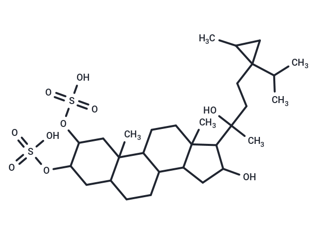 化合物 Weinbersterol disulfate A,Weinbersterol disulfate A