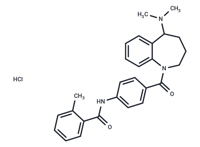 化合物 Mozavaptan hydrochloride,Mozavaptan hydrochloride