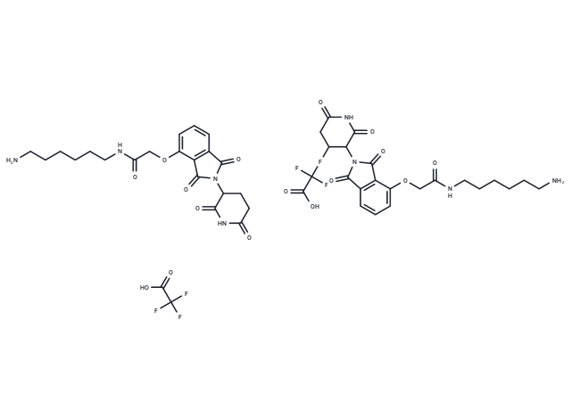 化合物T17919,Thalidomide-O-amido-C6-NH2 TFA