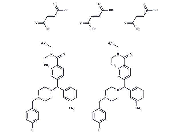 化合物 AZD-2327 sesquifumarate,AZD-2327 sesquifumarate