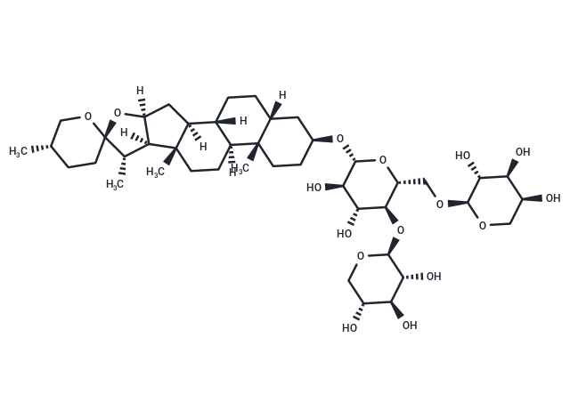 化合物 Aspafilioside B,Aspafilioside B