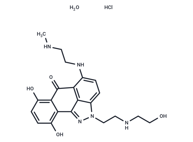 化合物 Teloxantrone HCl,Teloxantrone HCl