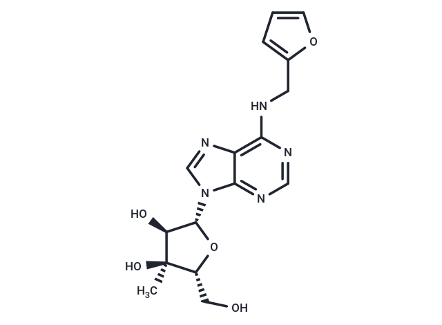 化合物 N6-Furfuryl-2’-C-methyladenosine,N6-Furfuryl-2’-C-methyladenosine