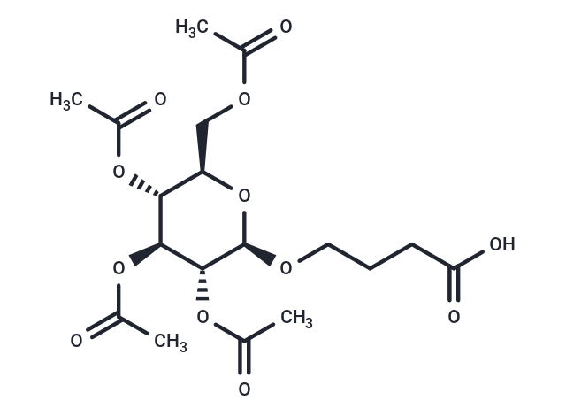 化合物 3-Carbosypropyl ? 2,3,4,6-tetra-O-acetyl-beta-D glucopyranoside,3-Carbosypropyl ? 2,3,4,6-tetra-O-acetyl-beta-D glucopyranoside