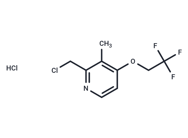 化合物 2-Chloromethyl-3-methyl-4-(2,2,2-trifluoroethoxy)pyridine hydrochloride,2-Chloromethyl-3-methyl-4-(2,2,2-trifluoroethoxy)pyridine hydrochloride