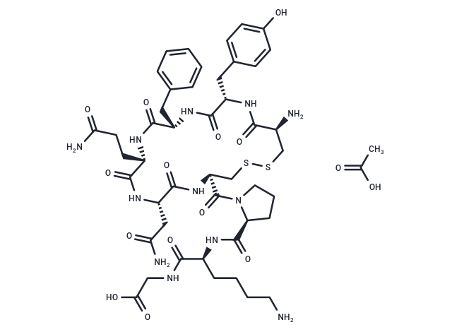 化合物 Lysipressin Acetate,Lysipressin Acetate