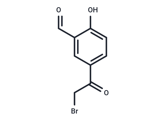 化合物 5-(2-Bromoacetyl)-2-hydroxybenzaldehyde,5-(2-Bromoacetyl)-2-hydroxybenzaldehyde