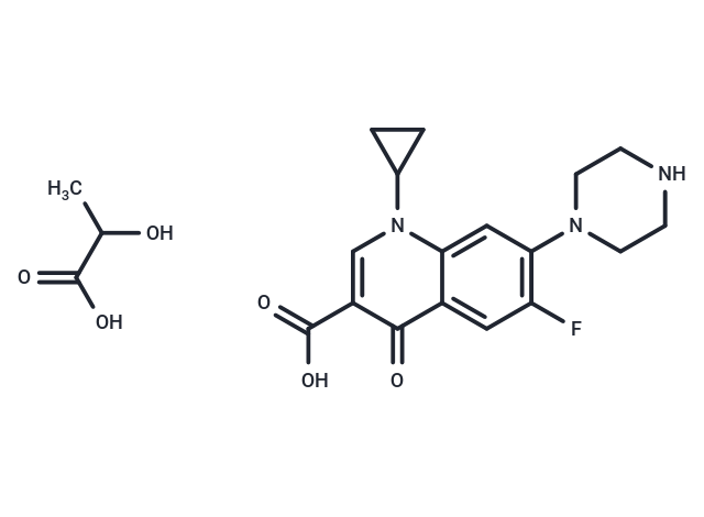 化合物 Ciprofloxacin lactate,Ciprofloxacin lactate