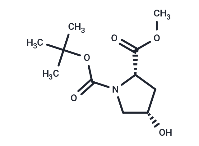 化合物 N-Boc-4-hydroxy-L-proline methyl ester,N-Boc-4-hydroxy-L-proline methyl ester