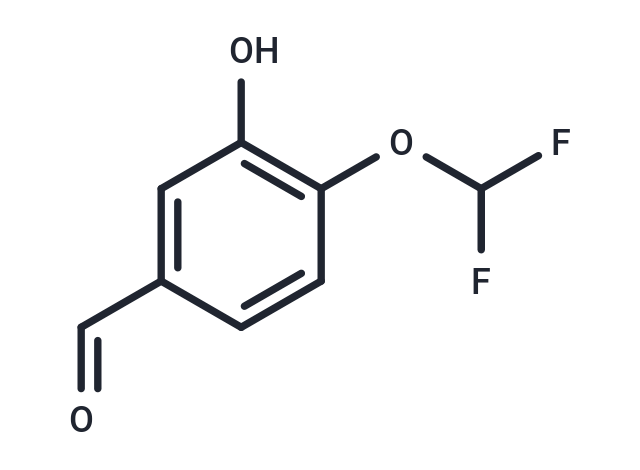 化合物 4-(Difluoromethoxy)-3-hydroxybenzaldehyde,4-(Difluoromethoxy)-3-hydroxybenzaldehyde