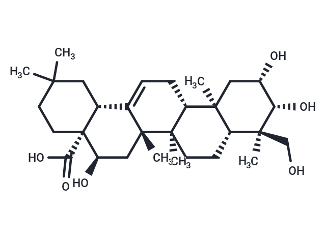 毛果一枝黃花皂苷元G,Polygalacic acid