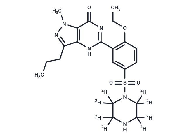 化合物 N-Desmethyl Sildenafil-d8,N-Desmethyl Sildenafil-d8