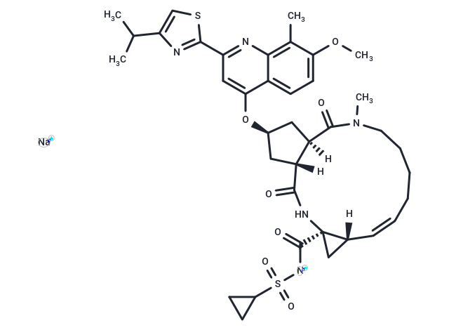 化合物 Simeprevir sodium,Simeprevir sodium