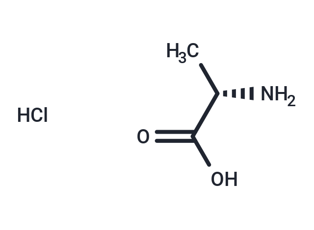 化合物 (S)-2-Aminopropanoic acid hydrochloride,(S)-2-Aminopropanoic acid hydrochloride