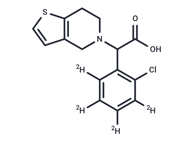 氯吡格雷-d4,rac-Clopidogrel-d4 Carboxylic Acid