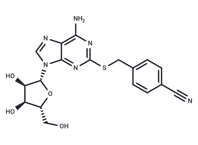 化合物 2-(4-Cyanobenzyl)thioadenosine,2-(4-Cyanobenzyl)thioadenosine