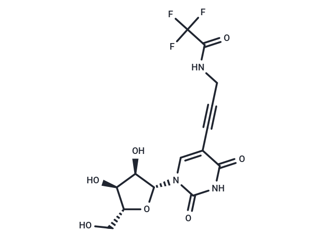 化合物 5-[3-(Trifluoroacetyl)aminopropyn-1-yl]uridine,5-[3-(Trifluoroacetyl)aminopropyn-1-yl]uridine