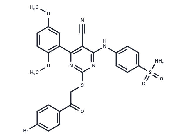 化合物 Carbonic anhydrase inhibitor 12,Carbonic anhydrase inhibitor 12