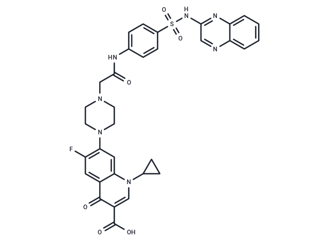 化合物 Topoisomerase IV inhibitor 2,Topoisomerase IV inhibitor 2