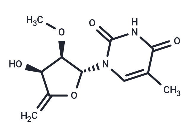 化合物 4’,5’-Didehydro-2’-O-methyl-5-methyluridine,4’,5’-Didehydro-2’-O-methyl-5-methyluridine