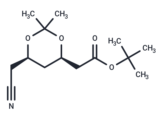 化合物 tert-Butyl 2-((4R,6R)-6-(cyanomethyl)-2,2-dimethyl-1,3-dioxan-4-yl)acetate,tert-Butyl 2-((4R,6R)-6-(cyanomethyl)-2,2-dimethyl-1,3-dioxan-4-yl)acetate