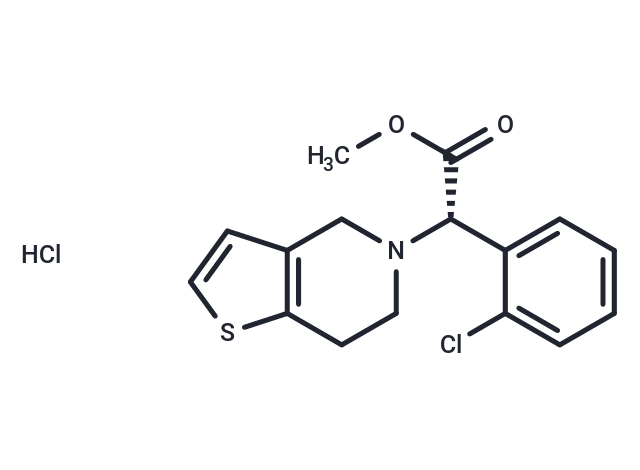 化合物 Clopidogrel HCl,Clopidogrel HCl