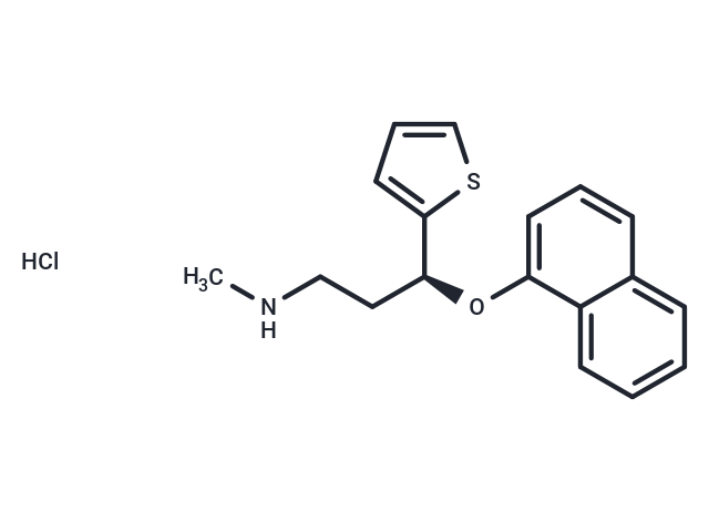 化合物 (±)-Duloxetine hydrochloride,(±)-Duloxetine hydrochloride