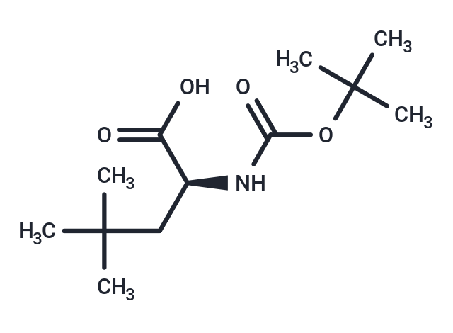 化合物 (S)-2-((tert-Butoxycarbonyl)amino)-4,4-dimethylpentanoic acid,(S)-2-((tert-Butoxycarbonyl)amino)-4,4-dimethylpentanoic acid