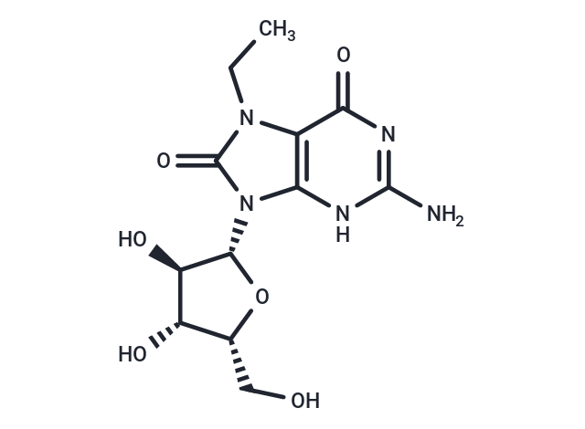 化合物 7-Ethyl-7,8-dihydro-8-oxo-9-(beta-D-xylofuranosyl)guanine,7-Ethyl-7,8-dihydro-8-oxo-9-(beta-D-xylofuranosyl)guanine