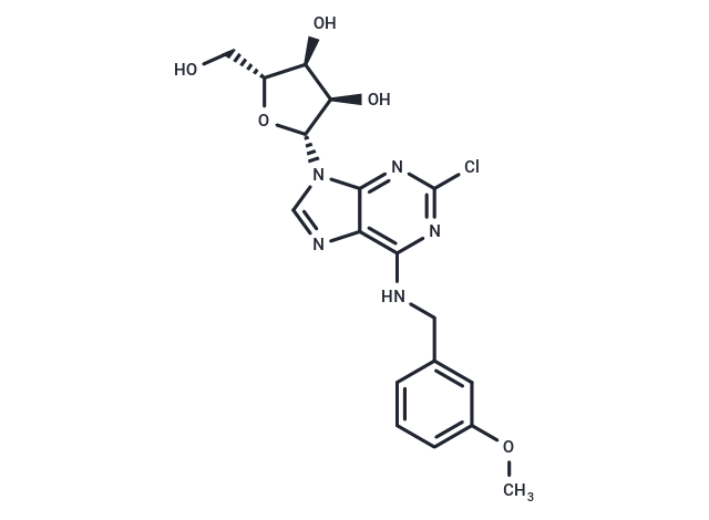 化合物 2’-Chloro-N6-(3-methoxy)benzyl ? adenosine,2’-Chloro-N6-(3-methoxy)benzyl ? adenosine