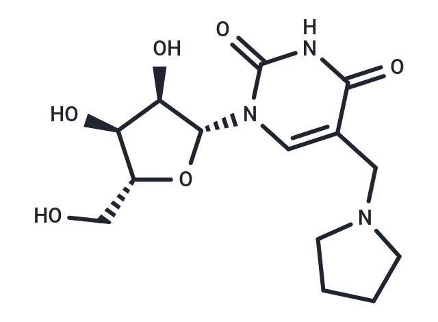 化合物 5-Pyrrolidinomethyluridine,5-Pyrrolidinomethyluridine