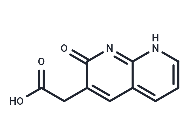 化合物 (1,2-Dihydro-2-oxo-1,8-naphthyridin-3-yl)acetic ? acid,(1,2-Dihydro-2-oxo-1,8-naphthyridin-3-yl)acetic ? acid