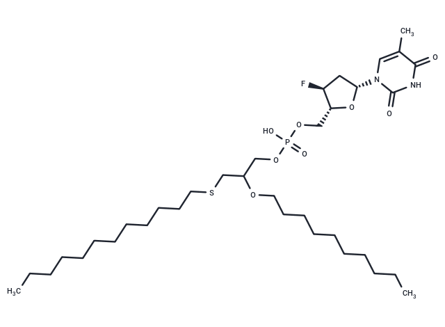 化合物 Fosalvudine tidoxil,Fosalvudine tidoxil