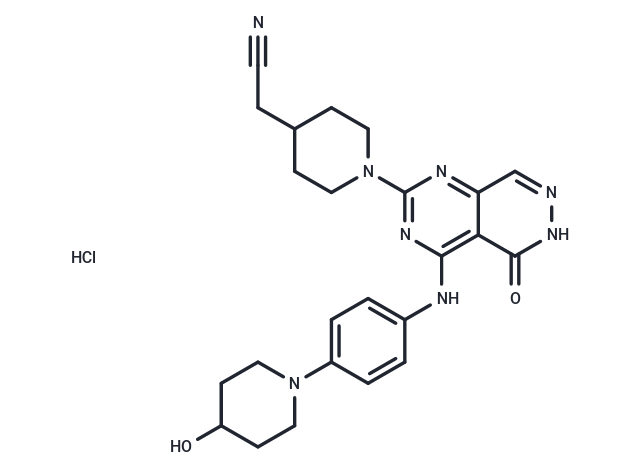 化合物 Gusacitinib HCl,Gusacitinib HCl