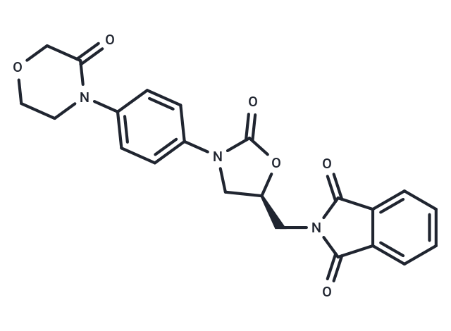 化合物 (S)-2-((2-Oxo-3-(4-(3-oxomorpholino)phenyl)oxazolidin-5-yl)methyl)isoindoline-1,3-dione,(S)-2-((2-Oxo-3-(4-(3-oxomorpholino)phenyl)oxazolidin-5-yl)methyl)isoindoline-1,3-dione