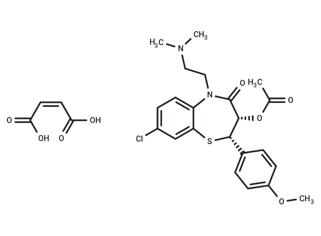 化合物 Clentiazem maleate,Clentiazem maleate