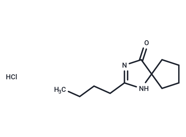 化合物 2-Butyl-1,3-diazaspiro[4.4]non-1-en-4-one hydrochloride,2-Butyl-1,3-diazaspiro[4.4]non-1-en-4-one hydrochloride