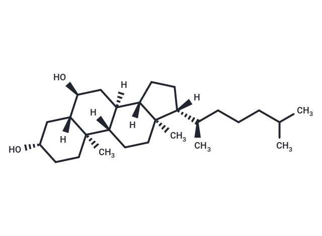 6α-羥基-5α-膽甾烷,6α-Hydroxy-5α-cholestane