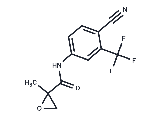 化合物 N-(4-Cyano-3-(trifluoromethyl)phenyl)-2-methyloxirane-2-carboxamide,N-(4-Cyano-3-(trifluoromethyl)phenyl)-2-methyloxirane-2-carboxamide