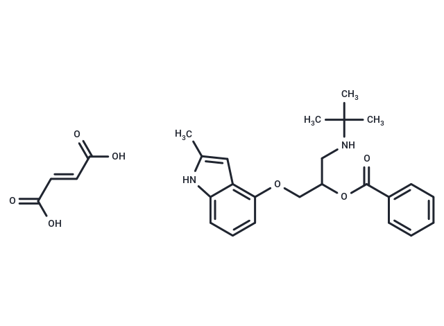 化合物 Bopindolol fumarate,Bopindolol fumarate