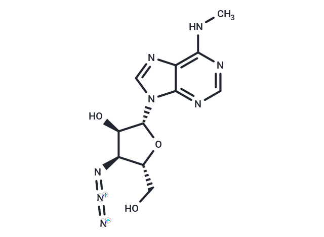 化合物 3’-Azido-3’-deoxy-N6-methyladenosine,3’-Azido-3’-deoxy-N6-methyladenosine