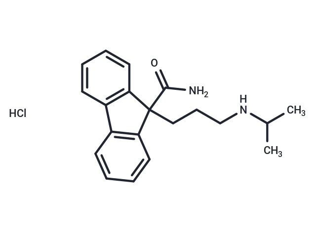 化合物 Indecainide hydrochloride,Indecainide hydrochloride