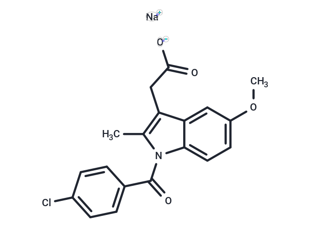 化合物 Indomethacin sodium,Indomethacin sodium