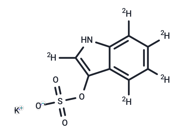 化合物 Indoxyl Sulfate-d5 potassium salt,Indoxyl Sulfate-d5 potassium salt