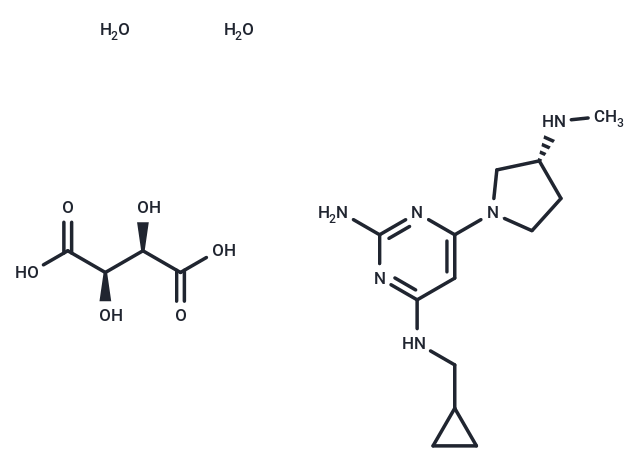 化合物 Adriforant tartrate hydrate,Adriforant tartrate hydrate