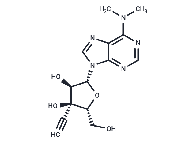 化合物 3’-beta-C-Ethynyl-N6,N6-dimethyladenosine,3’-beta-C-Ethynyl-N6,N6-dimethyladenosine