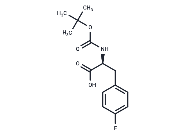 化合物 Boc-Phe(4-F)-OH,Boc-Phe(4-F)-OH