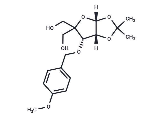 化合物 3-O-(4-Methoxybenzyl)-4-C-hydroxymethyl-1,2-O-isopropylidine-alpha-D-ribofuranose,3-O-(4-Methoxybenzyl)-4-C-hydroxymethyl-1,2-O-isopropylidine-alpha-D-ribofuranose